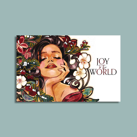 Joy to the World – Tropical Christmas Greeting Cards (Set of 5)