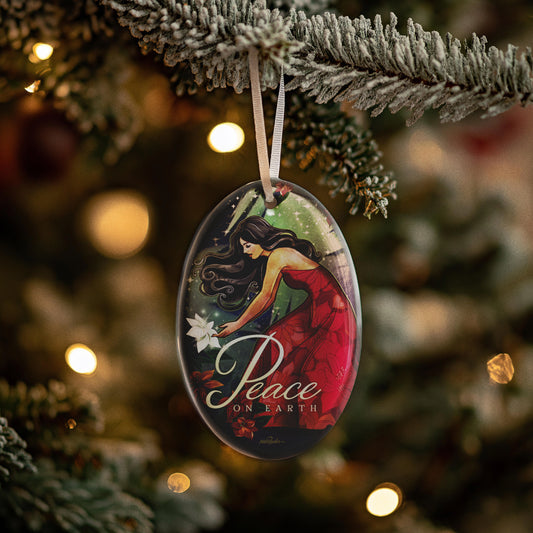 Peace on Earth-Ceramic Ornament