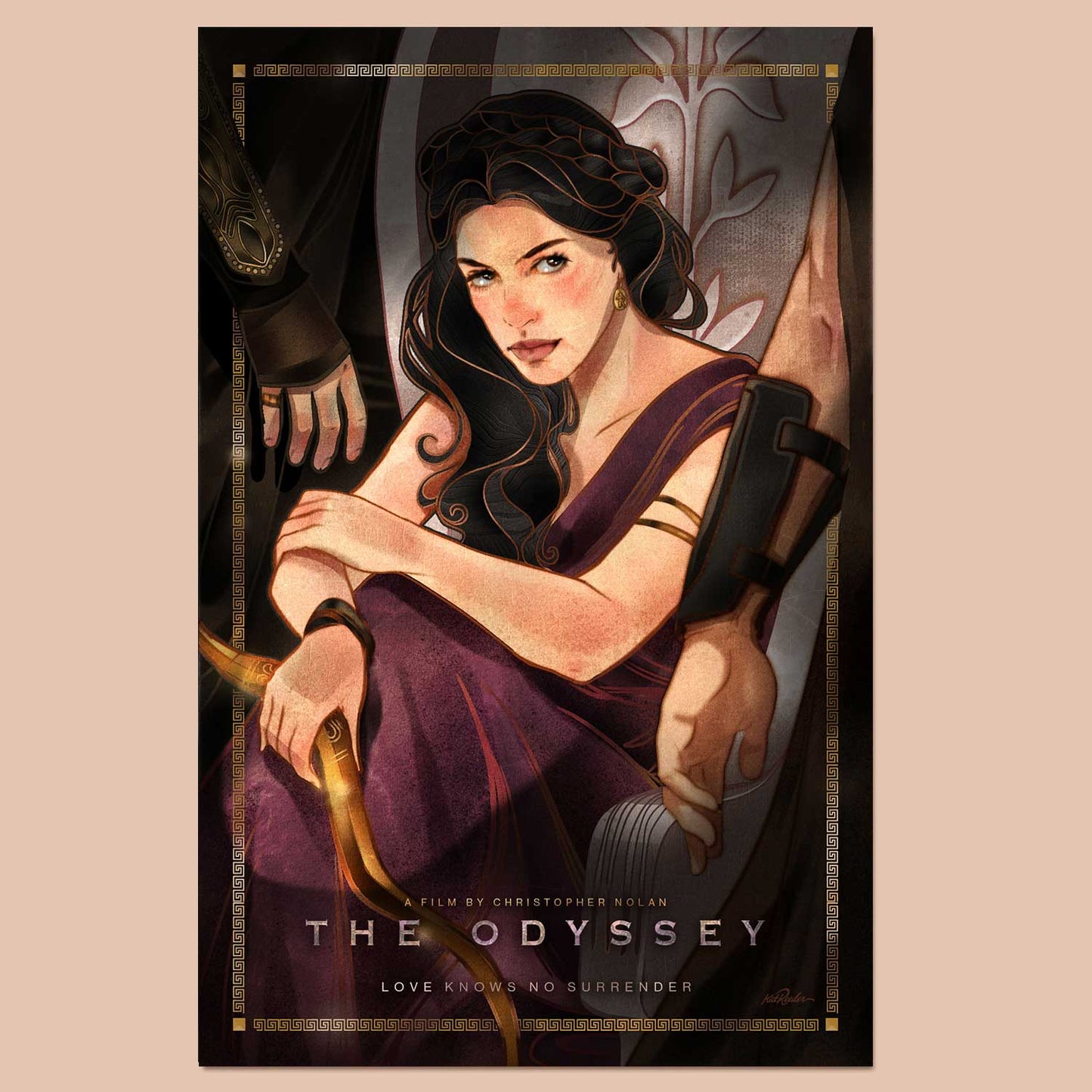 Illustrated Movie Poster | Love Knows No Surrender