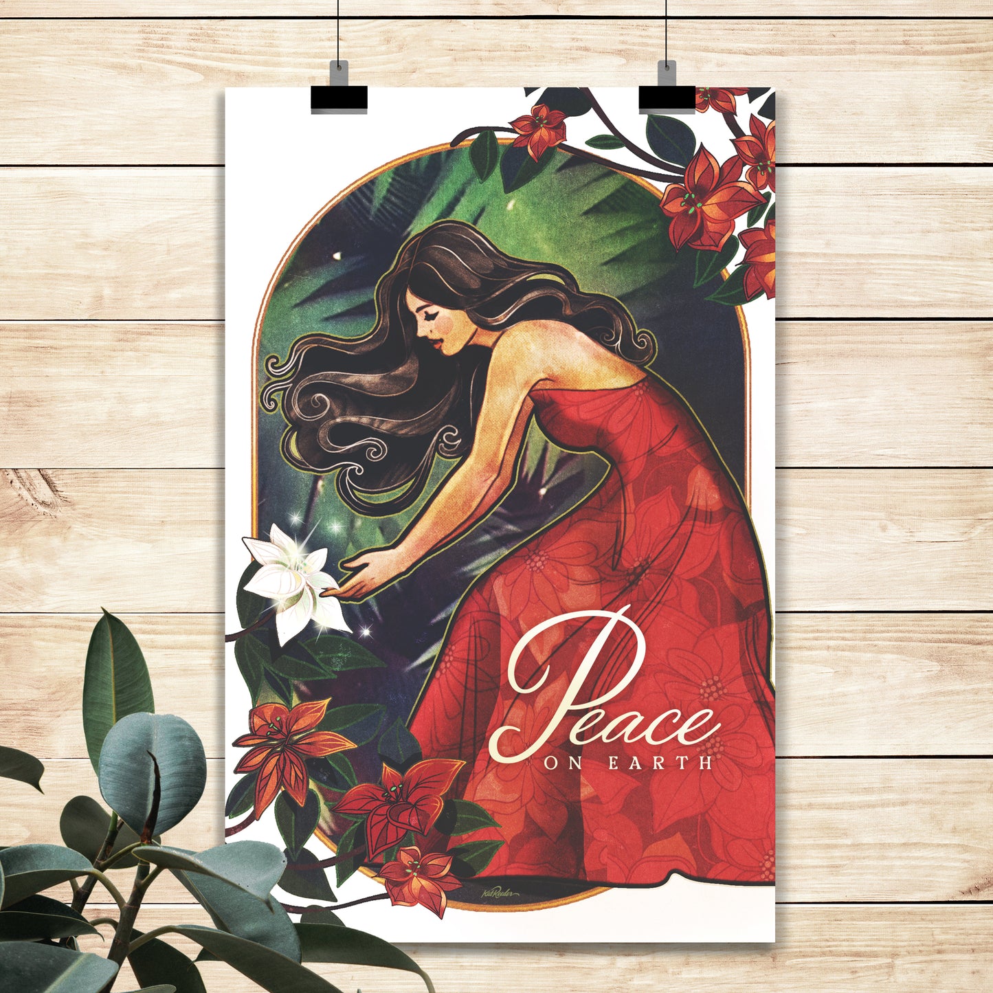 地球上の平和 - 11x17 ポスター