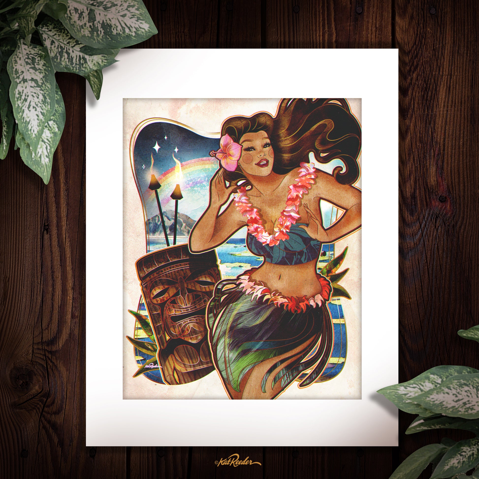 hawaii art, tiki art, tiki festival, tiki oasis, honolulu, hawaii travel poster